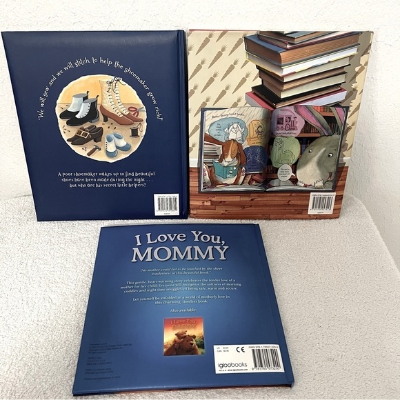 Bundle Of (3) Children Books - I Love You Mommy, Bunny Loves to Read, Etc,. EUC - Picture 2 of 2